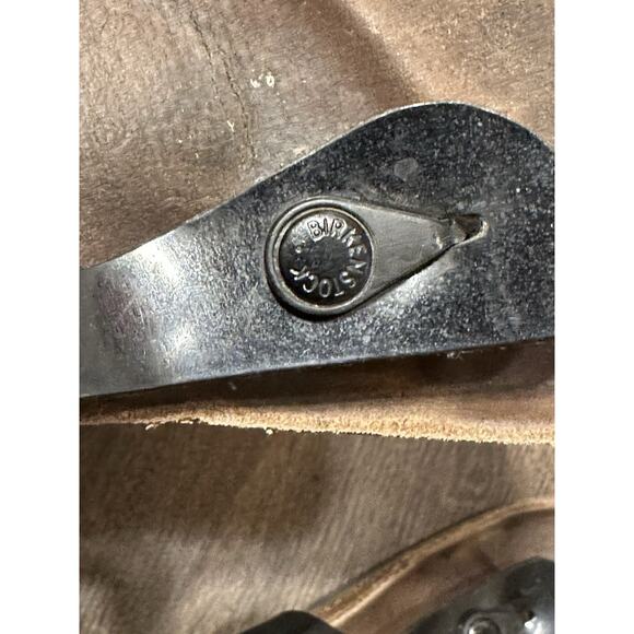 Birkenstock Woman’s Gizeh Glossy Black Birko-Flor Thong Sandals Size 37 US 6 - Picture 7 of 7